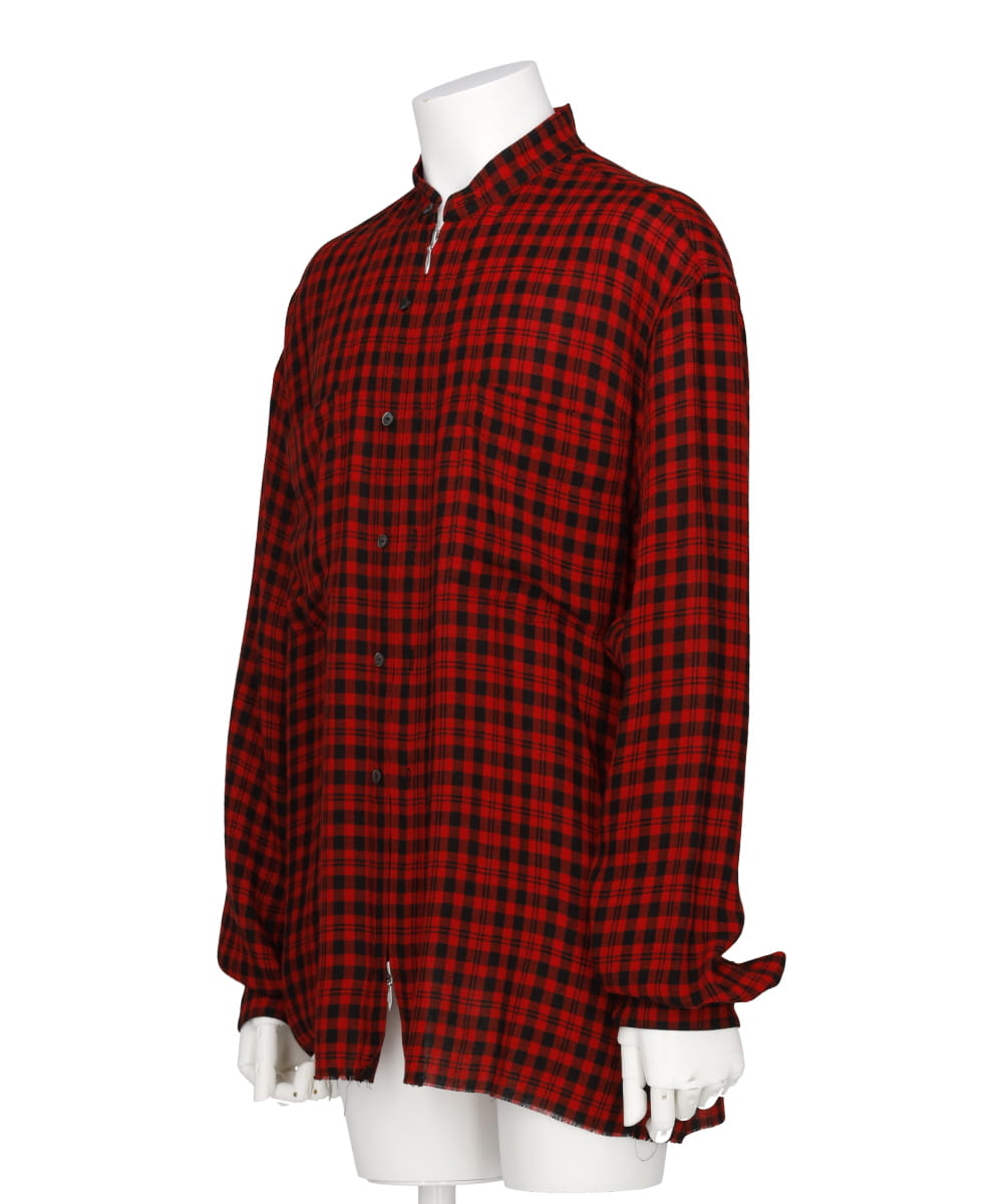 MASU 23SS zip-up PLAID SHIRT | lacabanenca.es